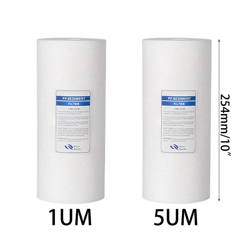 M2EE Effective Filtration 10inch PP Cotton Big Filter Universal Filter Cartridge PP Cotton Filters Perfect for Water Purifier