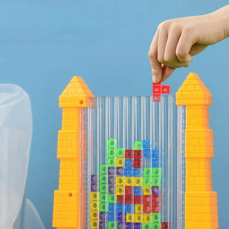 Puzzle tridimensionale 3D creativo giocattolo Tangram Math gioco Desktop interattivo Building Blocks Board giocattolo educativo per bambini