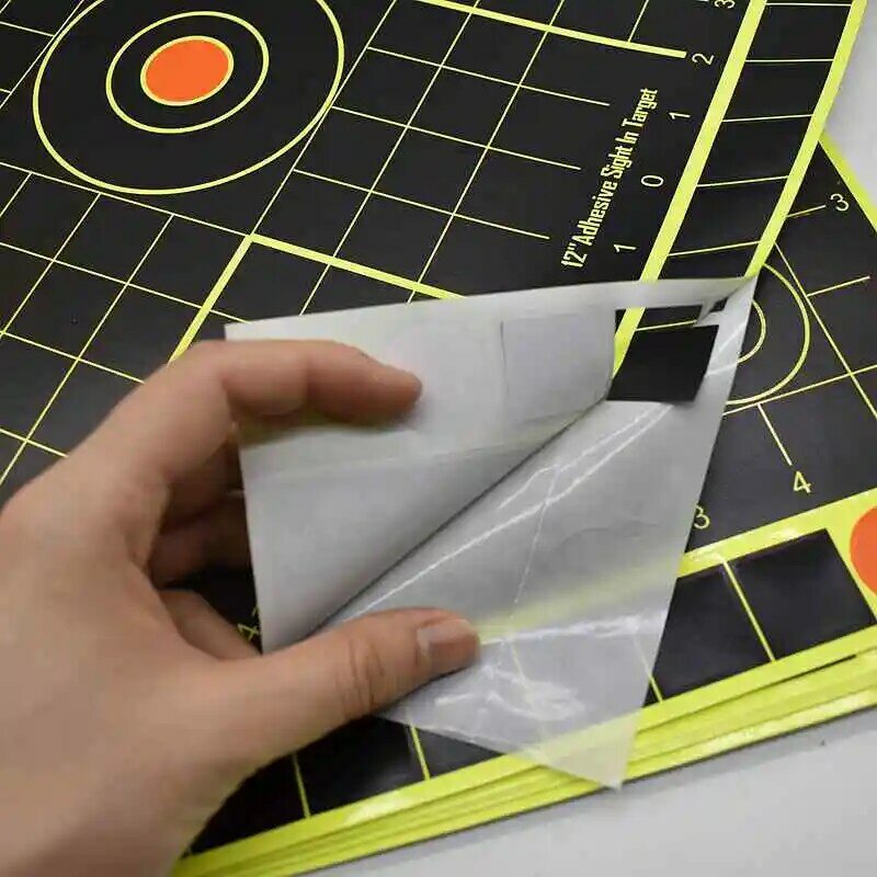 12 inch 30CM Splash Target Sticker Paper 10 PCS/Bag Adhesive Reactive Shoot Target Aiming Paper For Gun/Rifle/Adhesive Pratice