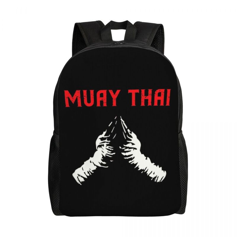 Tiger Muay Thai tas punggung untuk anak perempuan laki-laki Thailand Boxing Fighter College tas perjalanan Wanita Pria tas buku cocok untuk Laptop 15 inci