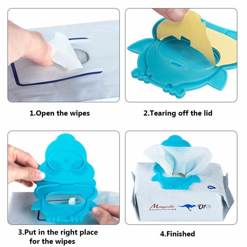 1pc nova alta qualidade útil reutilizável portátil criança auto-adesivo tecidos capa flip capa bebê toalhetes molhados tampa acessórios