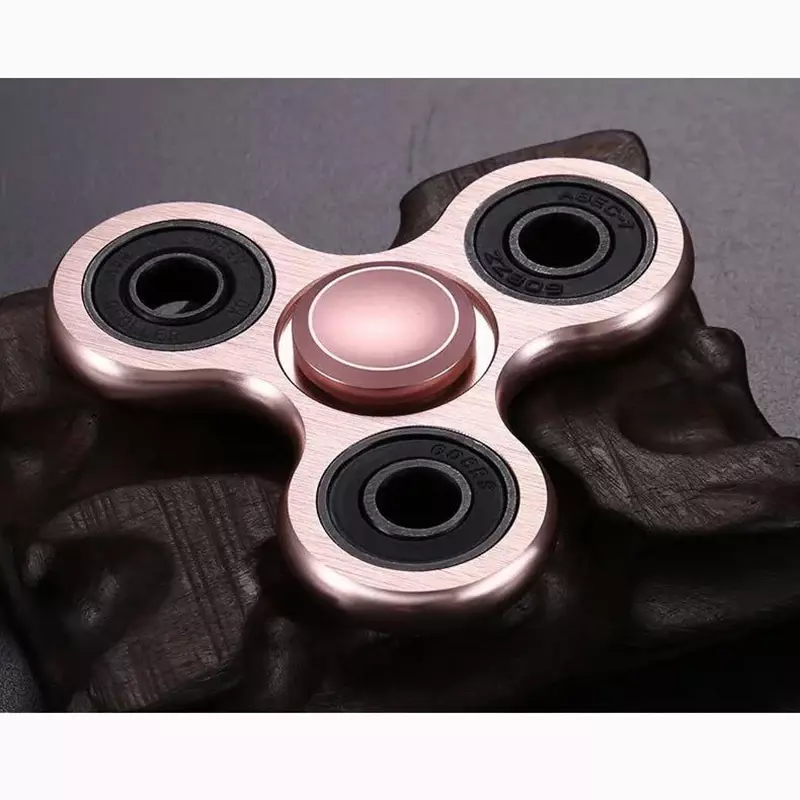 New Aluminum Alloy Fidget Spinner EDC Hand for Autism ADHD Anxiety Stress Relief Focus Metal Hand Spinner Fidget Toys