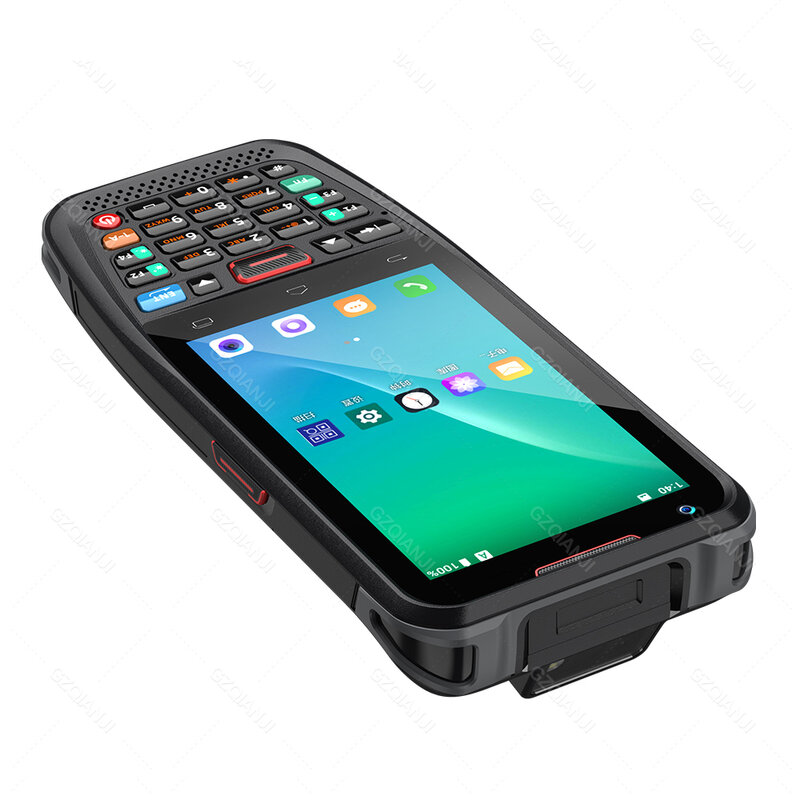 RAM3G ROM32G pemindai kode batang Android 10 PDA Terminal Bluetooth Wifi pengumpul Data dengan 2D QR Barcode Scanner Reader jaringan 4G kasar IP67 PDA