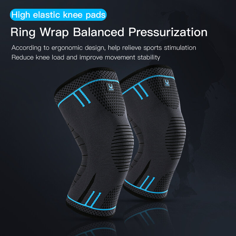 Kyncilor-rodillera de compresión elástica y transpirable, equipo de protección para baloncesto, 1 piezas