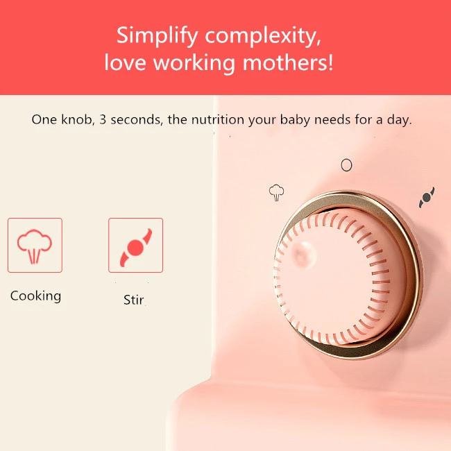 Hot Sale Baby Food Processor Multifunctionele Fornuis En Blender Mils Stoom Babyvoeding