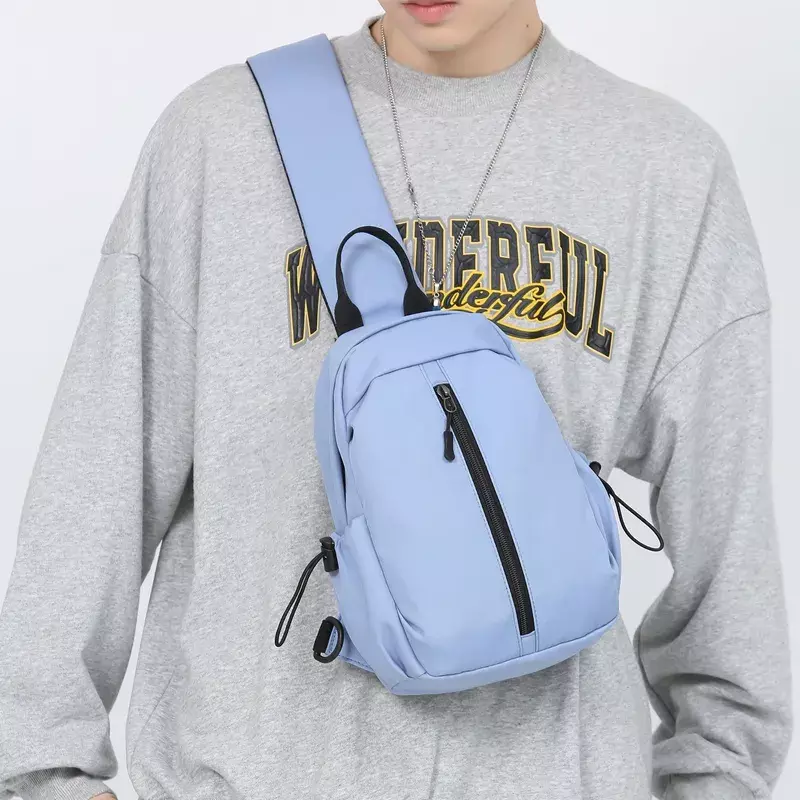 Unisex Multifuncional Hip Hop Shoulder Bag, Crossbody Bolsas, Street Sports Phone Bag, Hip Hop e Casual Bolsas