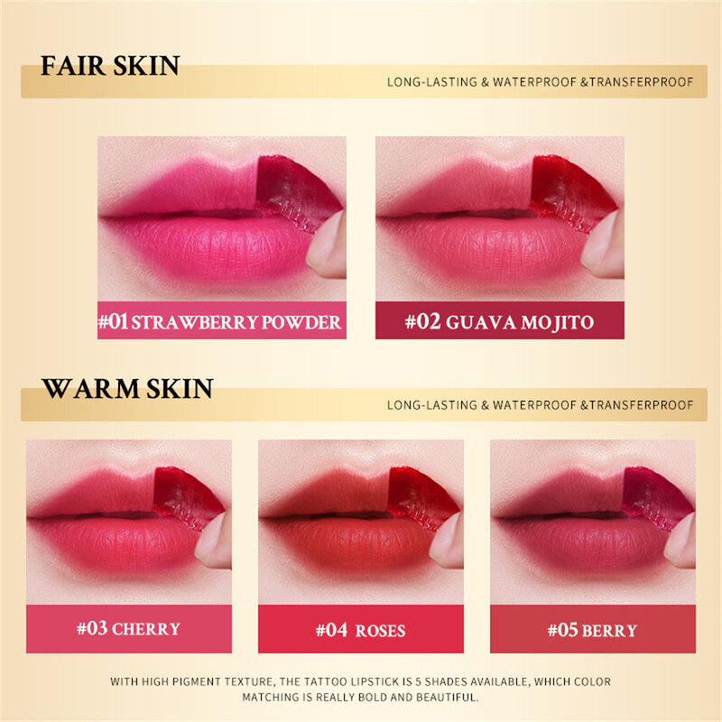 5 Colors Tear Pull Liquid Lipstick Long Lasting Lip Gloss Mask Base Waterproof Moisturizer Makeup Peel Off Lipgloss Cosmetics