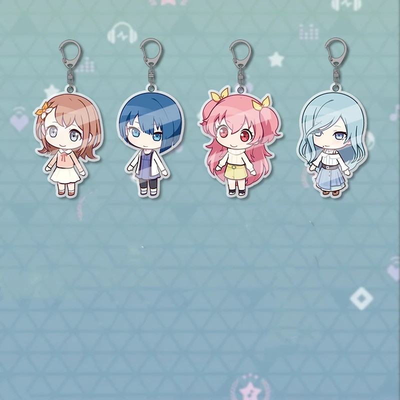 PJSK Project Sekai Colorful Stage All character SD Cute Kawaii Acrylic Keychain Keyring Strap Figure Hanging Accessories