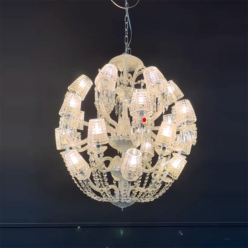 Европейский дизайнерский Уникальный креативный стеклянный изгиб для виллы, столовой, спальни, Высококачественная Хрустальная люстра