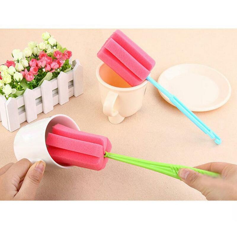 Cup Brush Sponge Brush Wholesale User-friendly Top-selling Efficient Cleaning Tool For Coffee Tea Glass Cup Wineglass Bottle