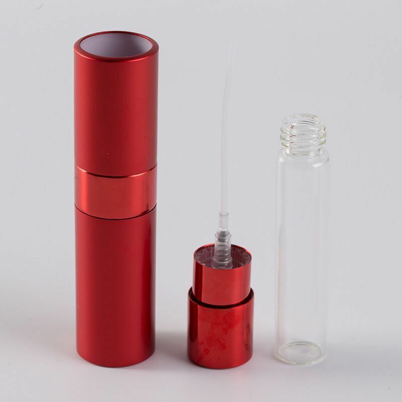 Flacone Spray per profumo da 8ml Mini contenitore per flacone atomizzatore in alluminio riutilizzabile portatile ricarica per profumo strumento cosmetico da viaggio