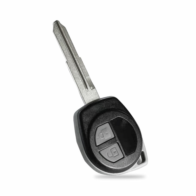 Xnrkey 2 botões substituição remoto escudo da chave do carro para suzuki grand vitara swift hu133r/toy43/sz11r lâmina botão de borracha chave