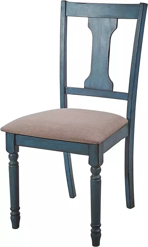 Willow, Teal Blue, Zestaw 2-stopniowych krzeseł, krzeseł restauracyjnych, krzeseł do jadalni