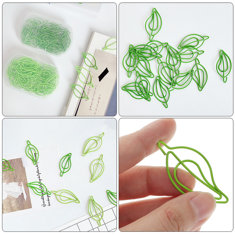 Cieeo-Mini Metal Binder Paper Clip, Pastas de Arquivo, Marcador, Clipes de Papel Bonitos, 30Pcs