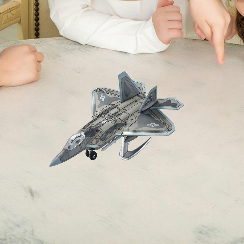 1/72 Fighter Attack Model, Miniature Airplane Building Kits, DIY Assemble Collection Plane Model for Boy Girls Adults Gifts