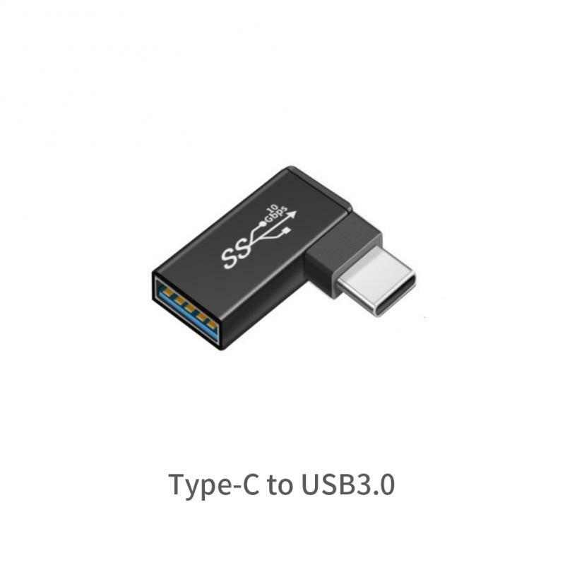 1 ~ 10 pz connettore OTG USB 3.0 tipo C femmina a USB 3.0 maschio adattatore OTG 10gbps tipo C a USB 3.0 convertitore angolo di 90 gradi USB C