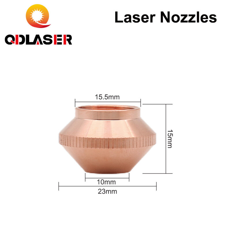 QDLASER-Máquina de corte a laser, cabeça de bala, bocal laser, única e dupla camada, calibre 0.8-4.0 para CINCINNATI, Fibra Lasermech, 1064nm