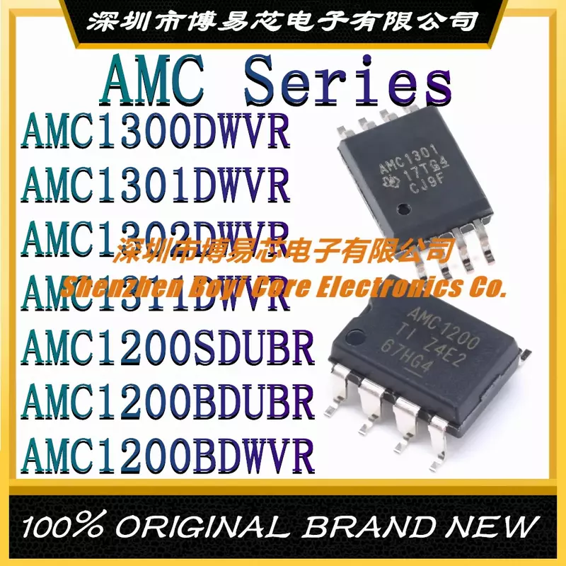 Amplificador IC original y auténtico, chip AMC1300DWVR, AMC1301DWVR, AMC1302DWVR, AMC1311DWVR, AMC1200SDUBR, AMC1200BDWVR, nuevo