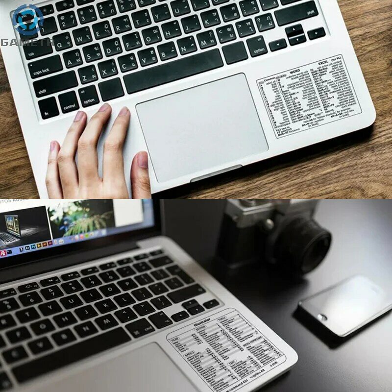 Computer Referenz Tastatur Short cut Aufkleber Kleber für Windows PC Laptop Desktop für Light room Short cut für MacBook Short cut