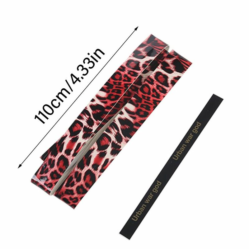 Leopard Print Badminton Racket Overgrips Flower Printing Self-adhesive Non-Slip Grip Tape Tennis Paddle Multi-color Over Grips