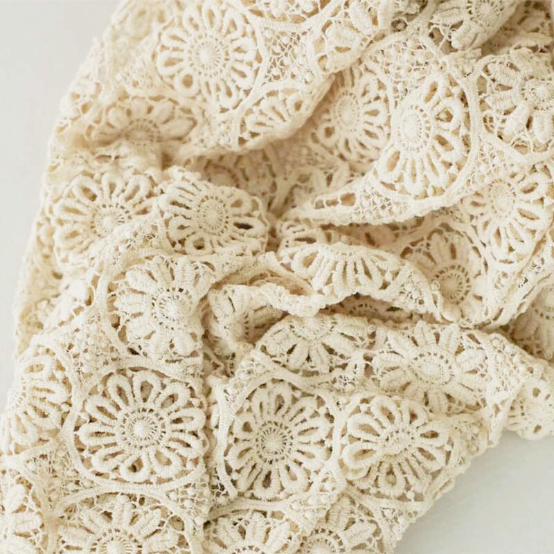 Lace Baby Blanket Newborn Photography Props Cotton Newborn Posing Backdrop Long Fotoshooting Layer Baby Photography Accessories