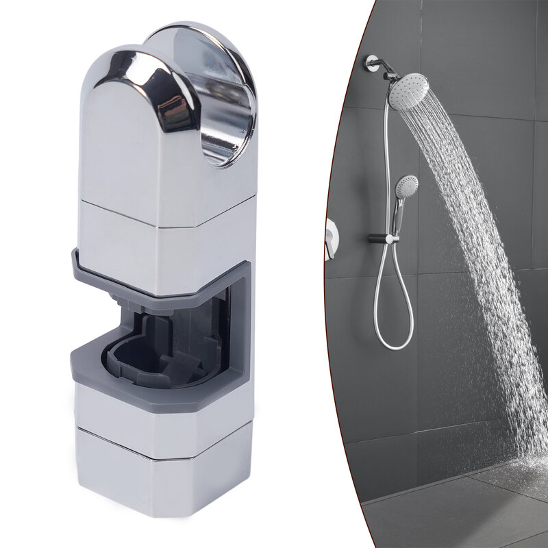 360 ° binario doccia scorrevole supporto per soffione doccia bagno soffione doccia staffa supporto in plastica ABS accessori per il bagno