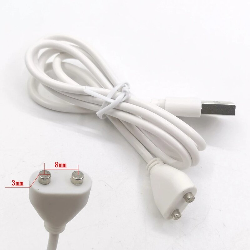 1 pcs 5mm 6mm 7mm 8mm 9mm 10mm 2Pin Magnetic charging Cable for Vibrator sex toys for Woman Adults Product Connector