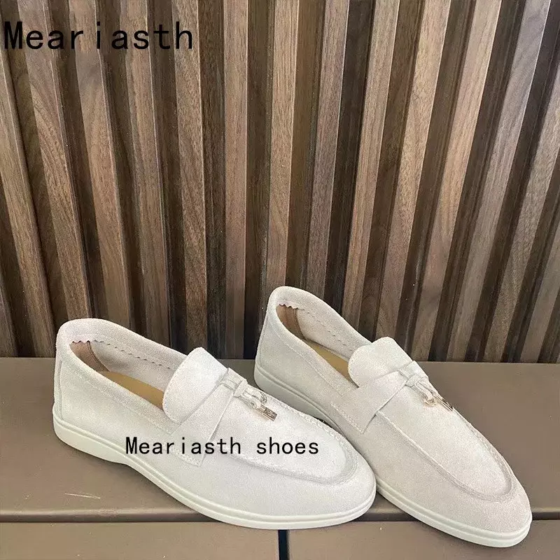 2023 Classical Suede Flat Shoes Women Slip On Loafers Fringe Moccasin Causal Shoes Summer Spring Walk Lazy loafers men Shoes