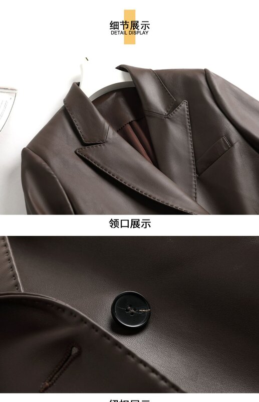 Genuine Leather  Autumn New Small Sheepskin Suit Coat Short Top Women Versatile Slim Women