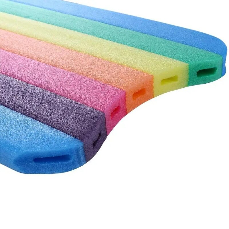 Flotador de espuma para piscina de niños y adultos, tablero de mano, Color arcoíris