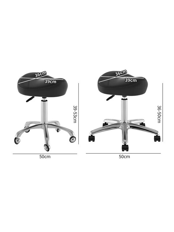 Salon kosmetyczny siodło krzesło meble fryzjerskie podnoszące fotele obrotowe krzesła Manicure fryzjerskie stołki fryzjerskie dostosowane