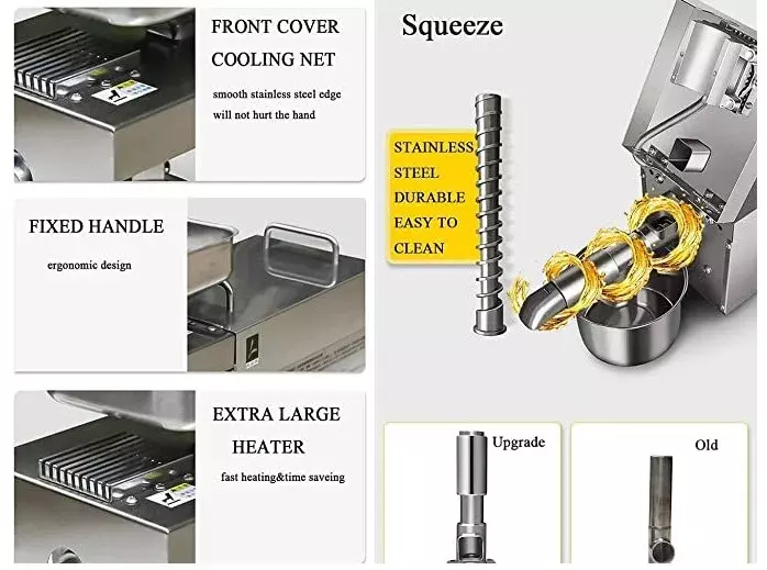 ML-7ZY Small Scale Automatic Cold Press Peanut Sesame rapeseed oil pressers