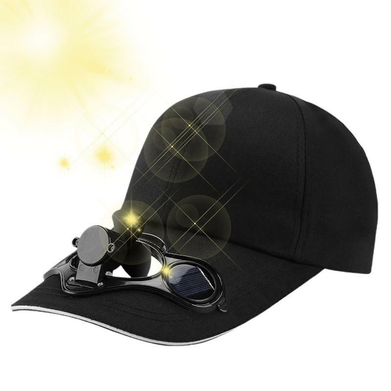 日焼け止め,通気性,ソーラーファンの帽子,野球,ゴルフ,太陽,電源付き
