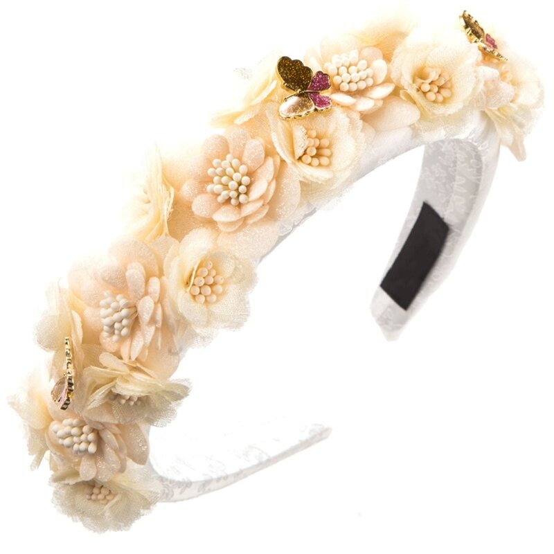 couronne florale couronne cheveux bandeaux fleurs mariée couronne fleurs mariage
