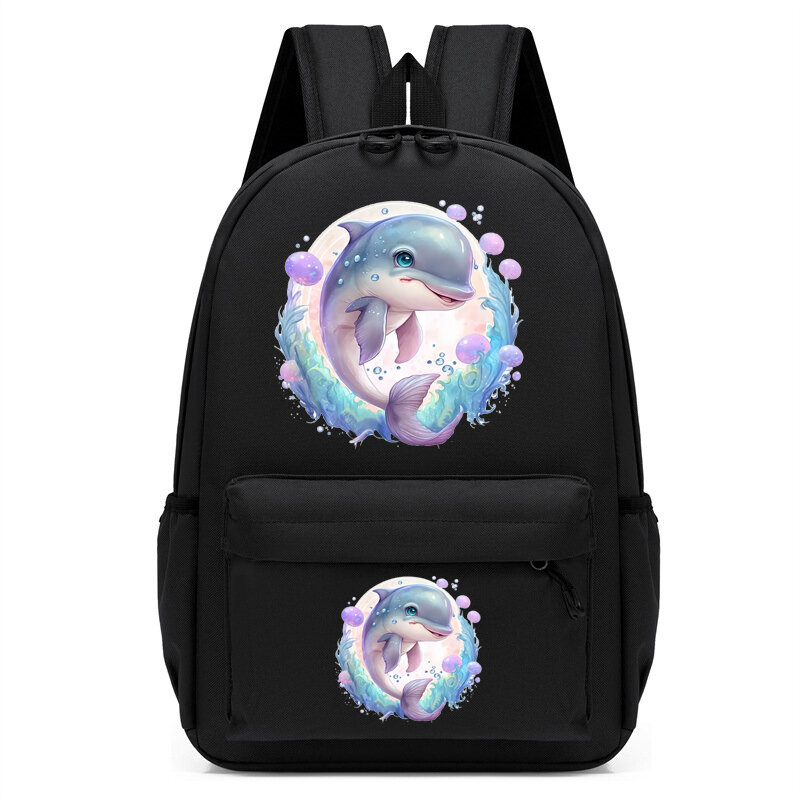 Детский рюкзак, Милый Рюкзак Kawaii, школьный рюкзак для детского сада, Детский рюкзак, сумка, романтичный милый Дельфин, студенческий рюкзак, дорожный рюкзак
