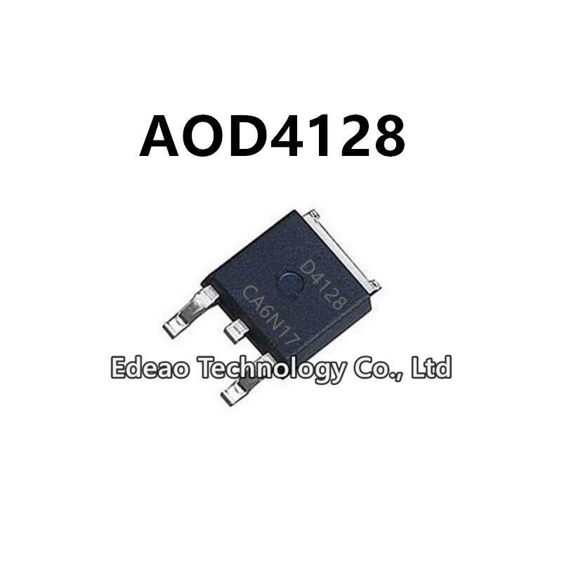 N 채널 MOSFET 전계 효과 트랜지스터, 새로운 D4128, AOD4128, TO-252, 60A, 25V, 로트당 10 개