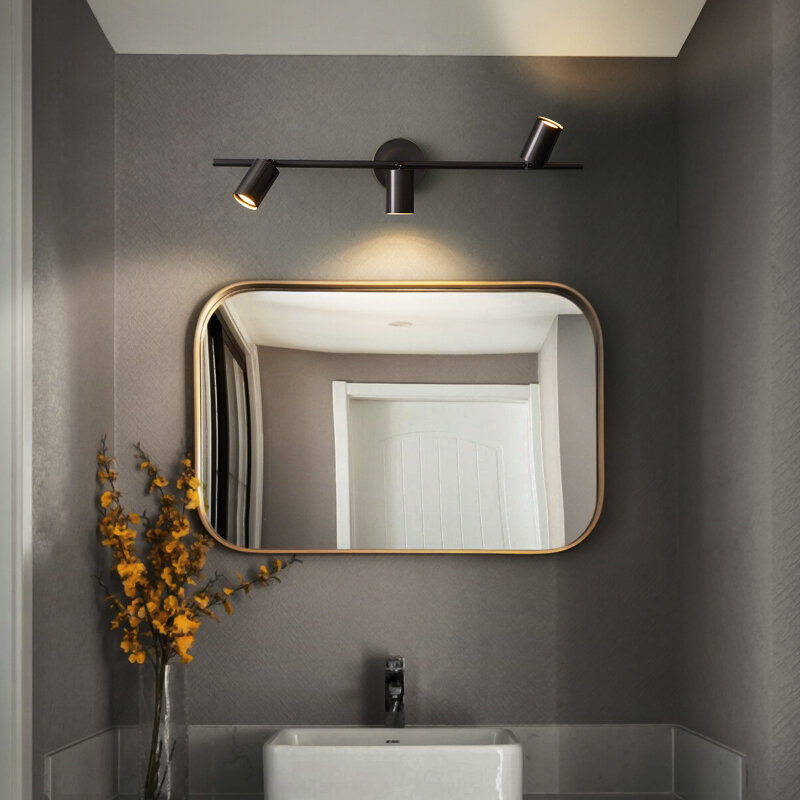 Classic Copper vanity lights fixture Brass Mirror Front Lamp LED Sconce Decoration Home Bathroom Light Over Mirror