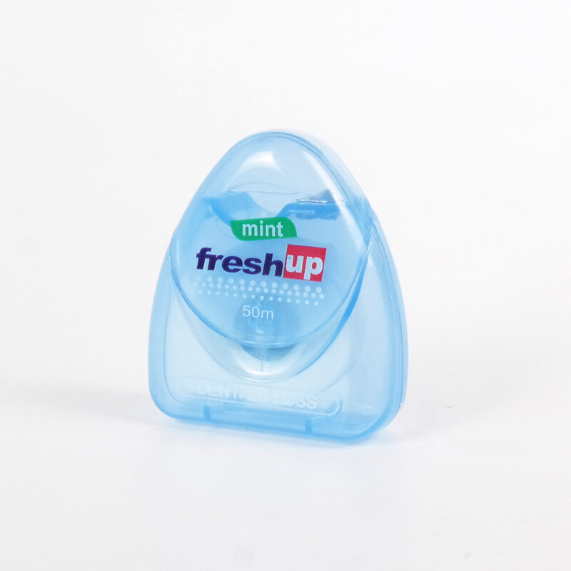 50m micro wax peppermint sabor dental flosser escova interdental dentes vara palitos de dentes floss picareta higiene oral fio limpo