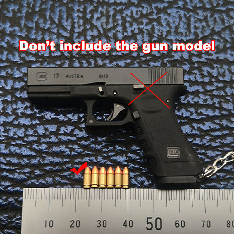 Miniatur modelo 1:3 glock g17 kogel legering mini speelgoed pistool modelo accessoires