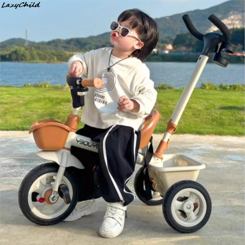 Lazychild แป้นถีบจักรยานสามล้อสำหรับเด็กจักรยานอเนกประสงค์ของเด็กทารก