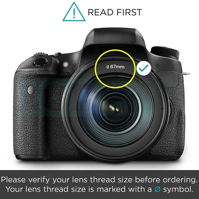 Tapa de lente de cámara, cubierta de soporte, 49mm, 52mm, 55mm, 58mm, 62mm, 67mm, 72mm, para ca-non ni-kon S0ny Pentax Olypums Fuji