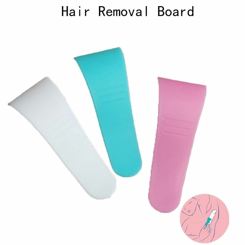 Raspador de depilación seguro para mujeres, herramienta de cuidado corporal conveniente, depiladora indolora de PP, removedor de pelo blanco, azul y rosa, Belleza
