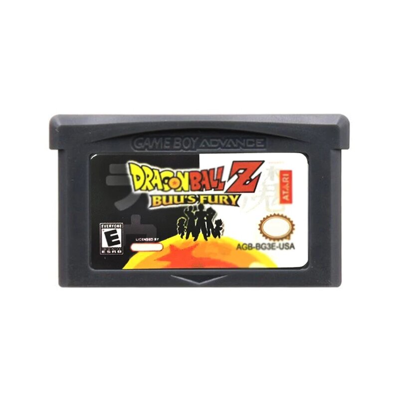 Dragon Ball Video Game Console Card, Cartucho de jogo GBA, Aventura avançada, Supersônico, Guerreiro, Fúria de Buu, 32 Bit