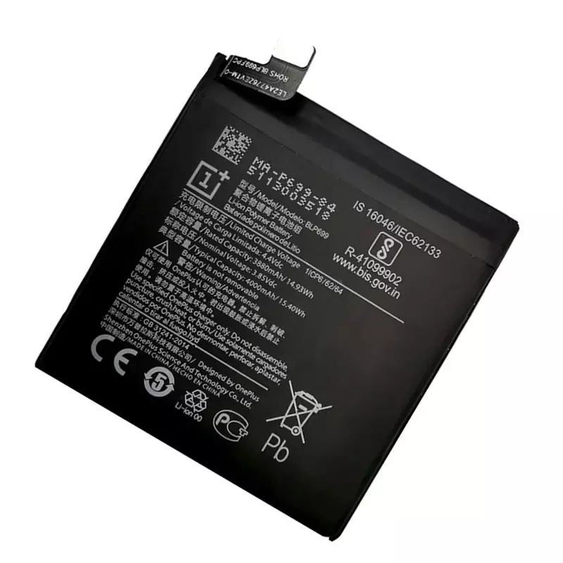 Bateria de Substituição para Celular OnePlus, Ferramentas Gratuitas, 4000mAh, BLP699, 7Pro, 7 Pro, 7 Plus, 100% Original, Novo, 2024