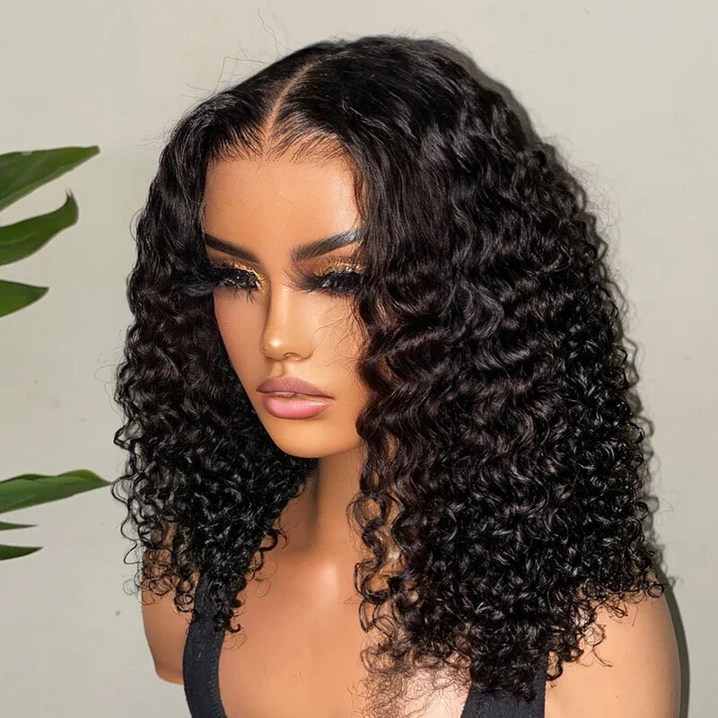 Loose Deep Wave 4x4 Lace Closure Human Hair Wig Brazilian Glueless Wigs For Women 4x4 HD Human Hair Lace Frontal Wig Pre Plucked