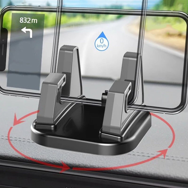 360 gradi ruotano il cruscotto del supporto del telefono auto attaccando il supporto semplice del telefono cellulare GPS staffa telefono supporto auto accessori