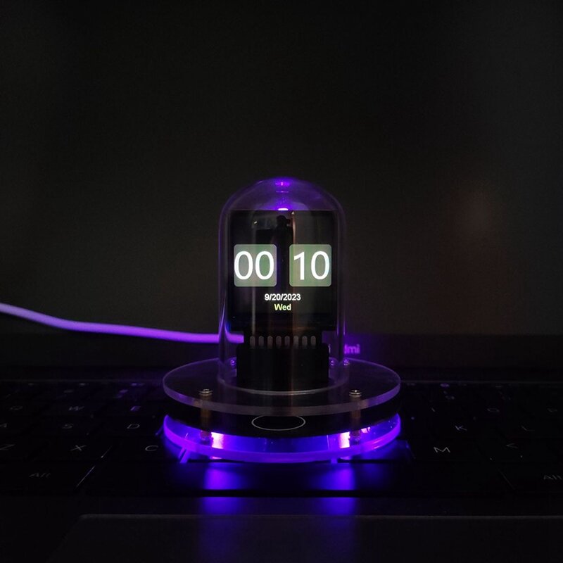 Смарт-часы RGB Nixie Tube с Wi-Fi и светодиодной подсветкой