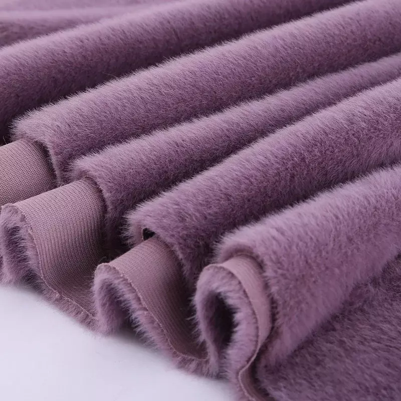 Плюшевая ткань на метр для пальто, одежды, декоративное шитье «сделай сам», зимняя плотная флисовая ткань, простая мягкая драпировка, зашитое белое