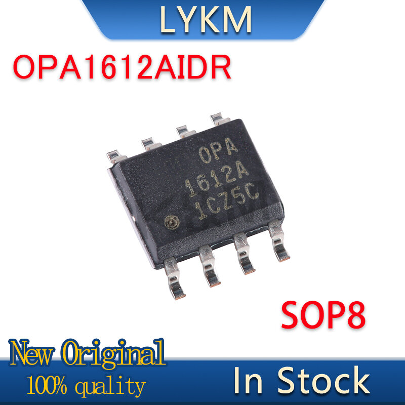 OPA1612AIDR OPA1612A SOP8 ، شريحة مضخم صوت ، متوفر ، جديد ، أصلي ، متوفر ، 5-10