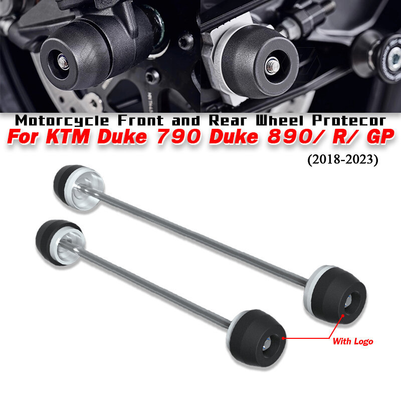 وسادات منزلق تحطم العجلات الأمامية للدراجات النارية ، بكرات مغزل للدراجات النارية ، KTM Duke -- Duke -- Duke -- Duke -- GP